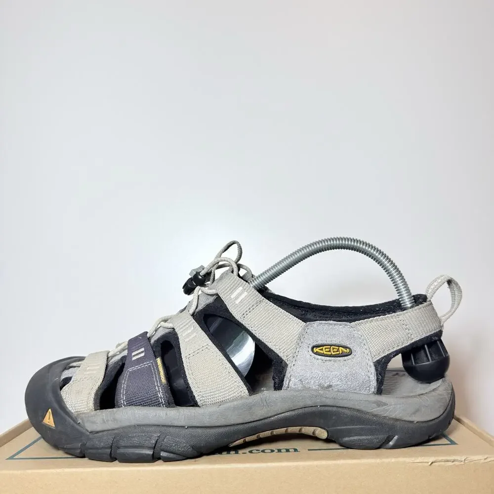 Keen Men's Size 10.5 Newport H2 Waterproof Hiking Sandals Gray Outdoor Shoes